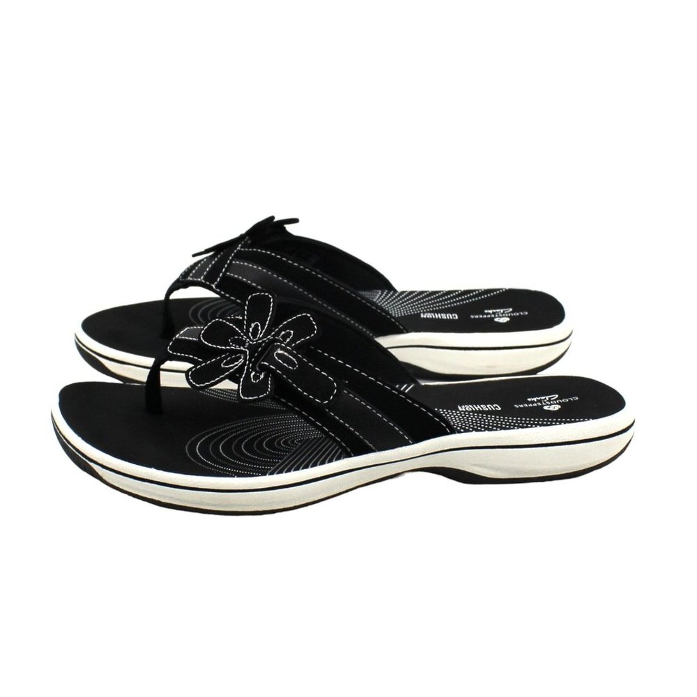 Womens Clarks(R) Cloudsteppers Brinkley Flora Flip Flops - Picture 5 of 8